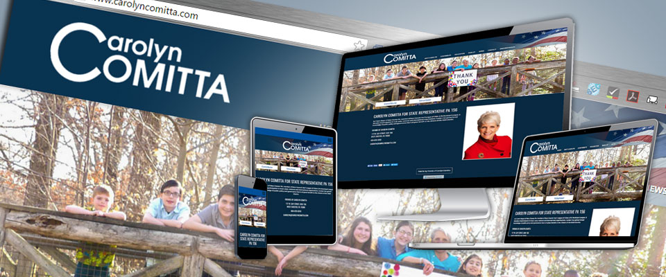 Carolyn Comitta for State Representative responsive screen resolution demo