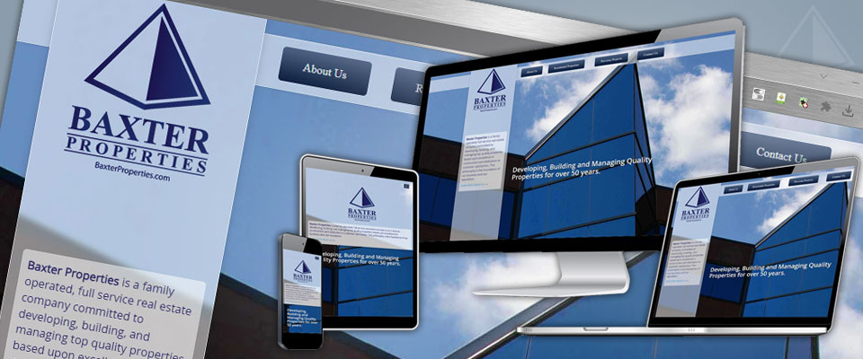 Baxter Properties responsive screen resolution demo