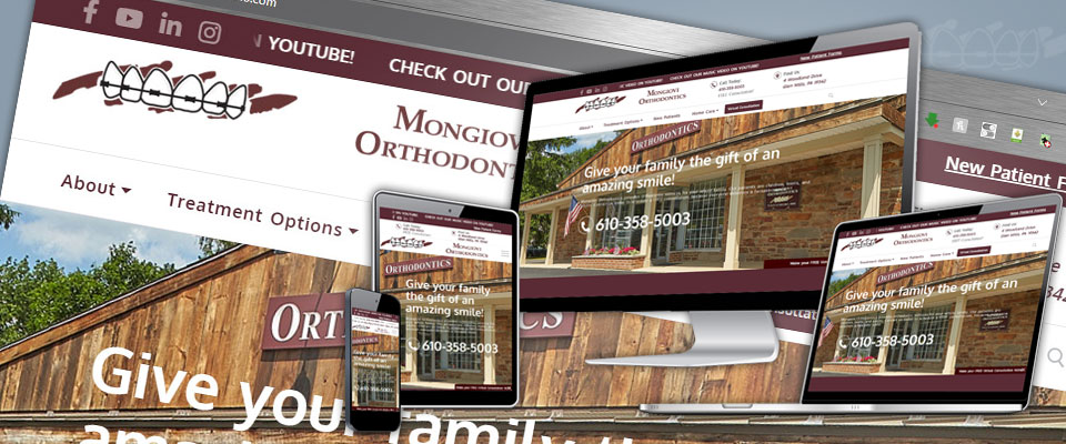 Mongiovi Orthodontics responsive screen resolution demo