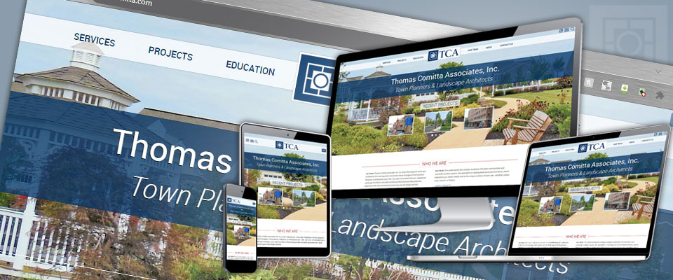 Thomas Comitta & Associates responsive screen resolution demo